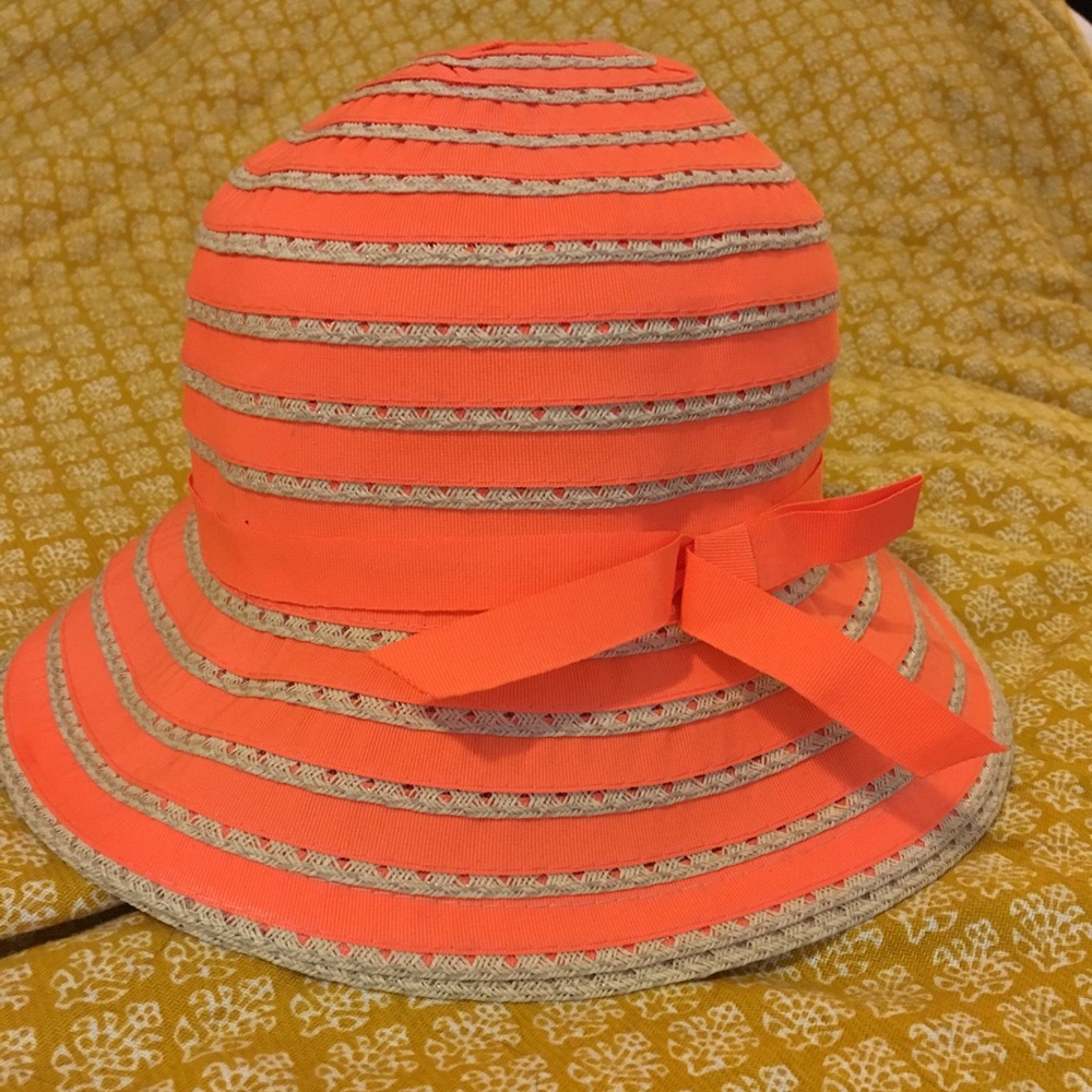 Orange sun hat